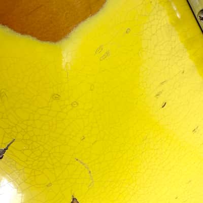 2018 Fender Custom Shop '63 Special Stratocaster Heavy Relic - Graffiti Yellow over Sunburst image 14