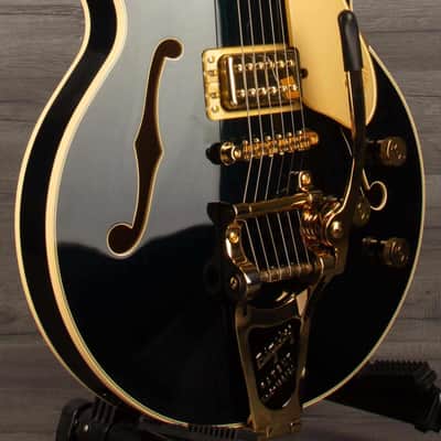 Gretsch Broadkaster® Jr. LX Center Block with String-Thru Bigsby® and Gold Hardware, Ebony Fingerboard, Midnight Sapphire image 3
