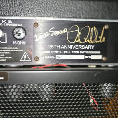 PRS 25th Anniversary limited edition Amp signed by Doug Sewell and Paul image 4