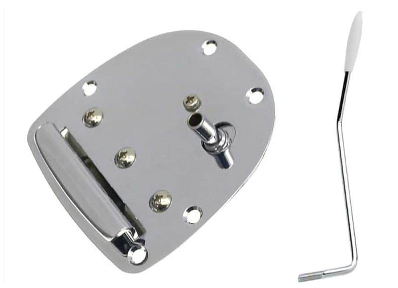 Brio Quality! Jazzmaster, Jaguar Tremolo Bridge Vibrato & Whammy for Fender Guitar Chrome image 1