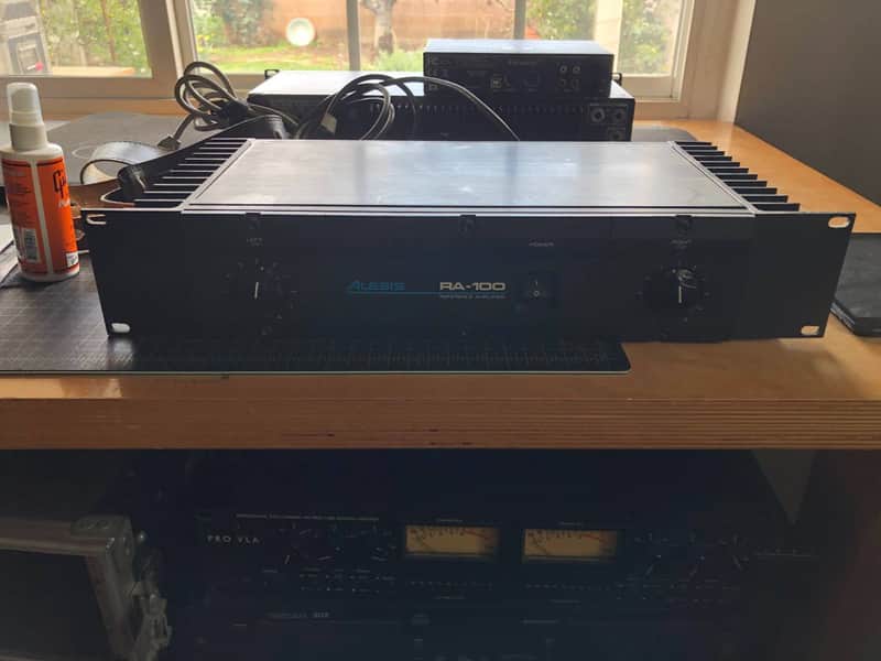 Alesis Studio One Monitors and RA100 power amp late 90's - Good Condition image 1
