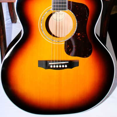 Guild F-55 Maple 2021 Antique Burst ATB USA image 1