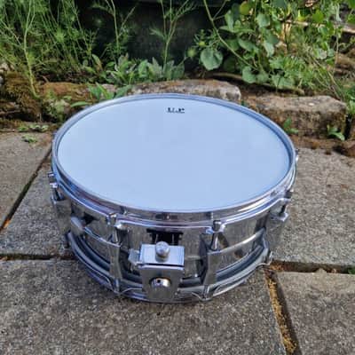 Sonor D-505 Phonic 14x5.75" 10-Lug Ferro-Manganese Steel Snare Drum 1975 - 1979 - Chrome-Plated image 6