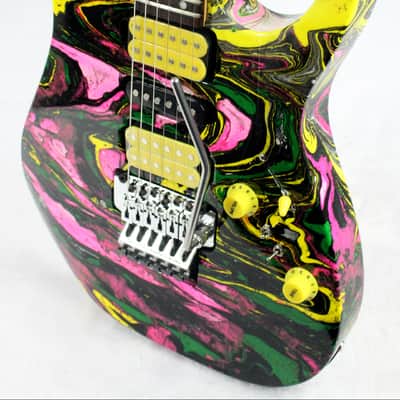 Custom Swirl Painted and Upgraded (MIK) Ibanez RG 270 Electric Guitar image 3
