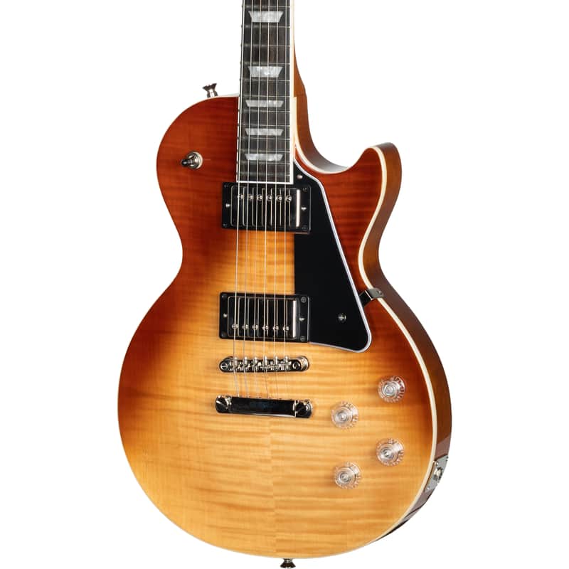 Epiphone Les Paul Modern Figured Electric Guitar - Caffe Latte Fade image 1