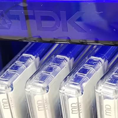 TDK MD 74-80 Rare Vintage MiniDisc Media Warranty 40 Discs w/ TDK Holder image 5