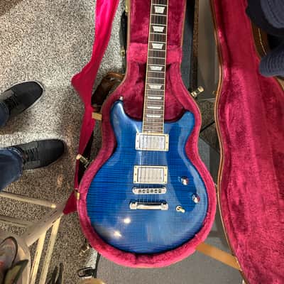Gibson Les Paul 1998 - Transparent Blue with figured flame maple top image 7