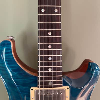 2007 PRS Custom 24 - 10 Top - Blue Matteo - Bare Knuckle image 4