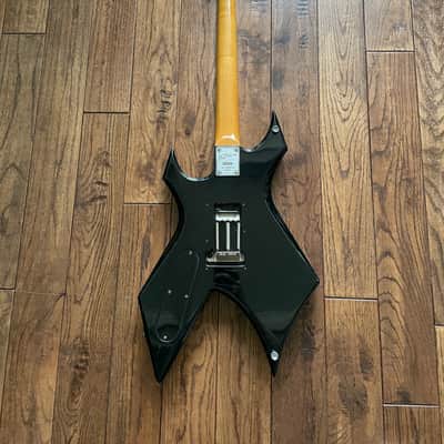B.C. Rich Warlock Electric Guitar LA California Neck Plate Black Reverse Headstock image 3