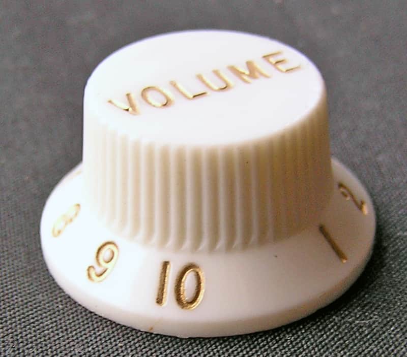 1975 Fender Stratocaster 1974 Strat knob White mint image 1