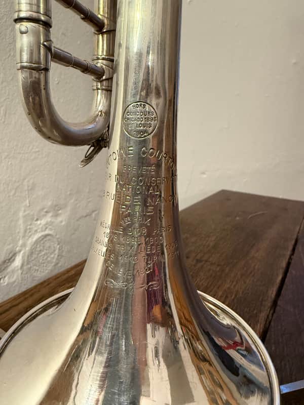 Antoine Courtois, Paris Trompete 1920 - Silber image 1