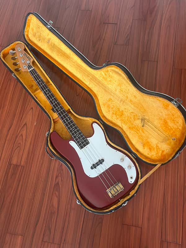 Univox Precisely Bass 1970s - Red image 1