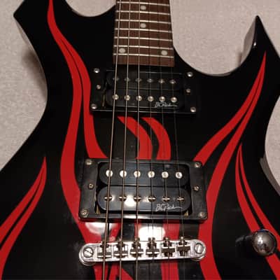 B.C. Rich Kerry King Signature Warlock - Black/Red image 4