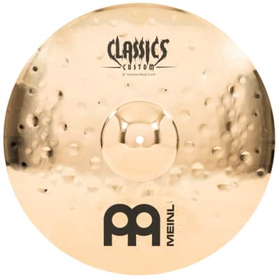 Meinl Cymbals CC-EM480 Classics Custom Extreme Metal Cymbal Set - 14" Hihat, 18" Crash, 20" Ride image 4