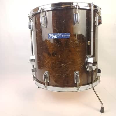 Pearl All Maple 22,13,16" Drum Set "Walnut Lacquer" 8Ply Vintage 70s Bass/2-Toms image 21