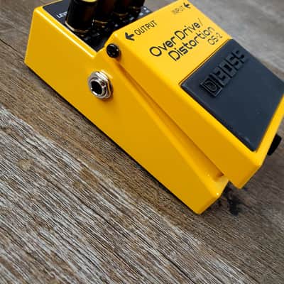 Boss OS-2 OverDrive/Distortion (Silver Label) Yellow image 3