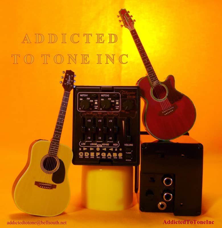 Takamine CT4-DX Dual Parametric Acoustic Guitar Preamp with | Reverb