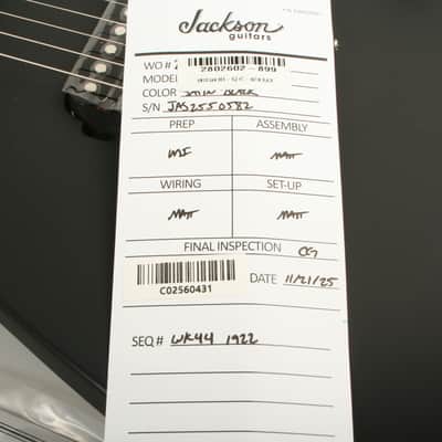 Jackson American Series Soloist SL2 DX HT Ebony Fingerboard Satin Black JAS2550582 image 13