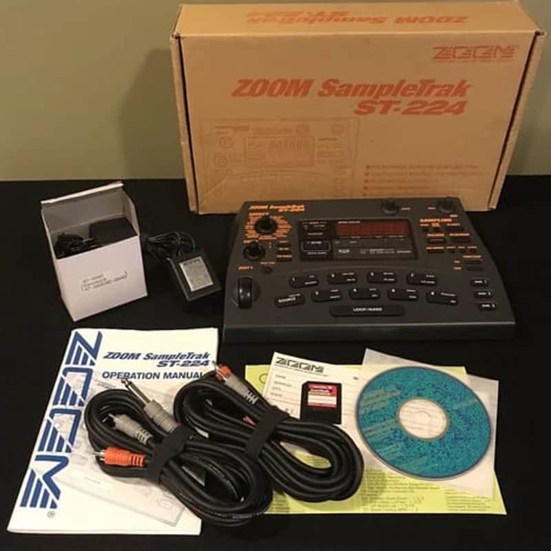 1999 – 2004 Zoom SampleTrak ST-224 Sampler Black