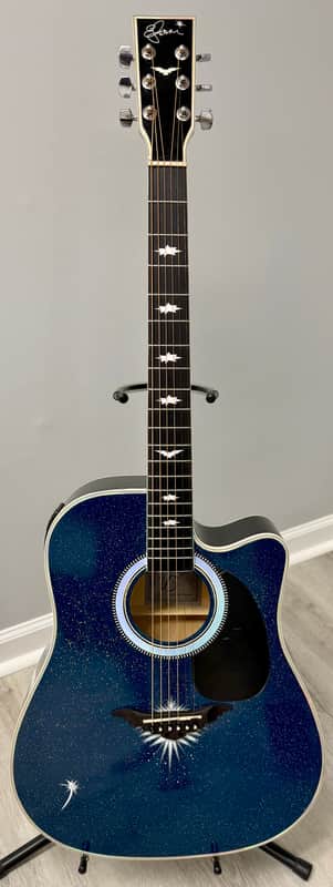 Estaban American Legacy Starlight Limited Edition Blue Sparkle Mid 2000’s - Blue Sparkle image 1