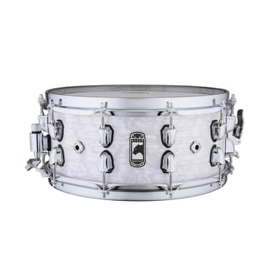 Mapex Black Panther Heritage 14"x6" Maple Snare Drum - White Strata image 1