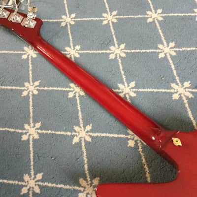Gibson Rare Prototype Explorer Bass Early 1980's Red image 12