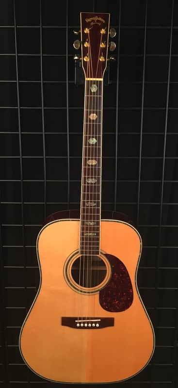 1990’s Sigma by Martin (Korea) DR-41 Dreadnought Acoustic Guitar w/ Hardshell Case image 1