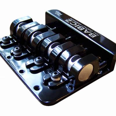 Babicz FCH-4 Bass Bridge, Original Series, 5 Hole Mount - Black---black image 3