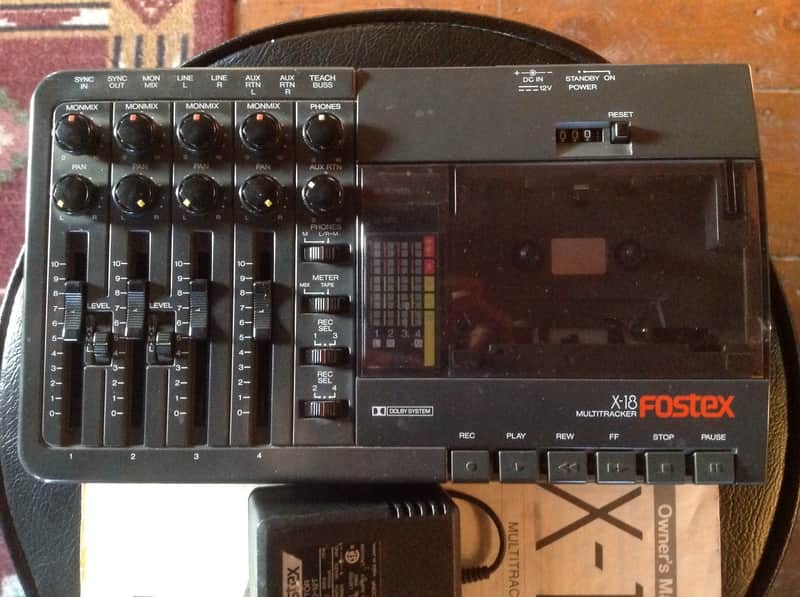 Fostex X-18 4-track cassette | Reverb
