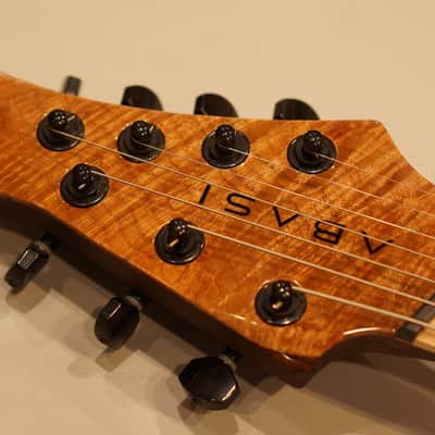ABASI GUITARS Custom7 Multi Scale Burl Maple Top / Maple Fingerboard w/free shipping! image 7