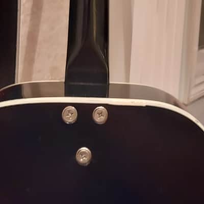 '60s vintage Kay 5160 'T' logo flat-top guitar and case. image 7