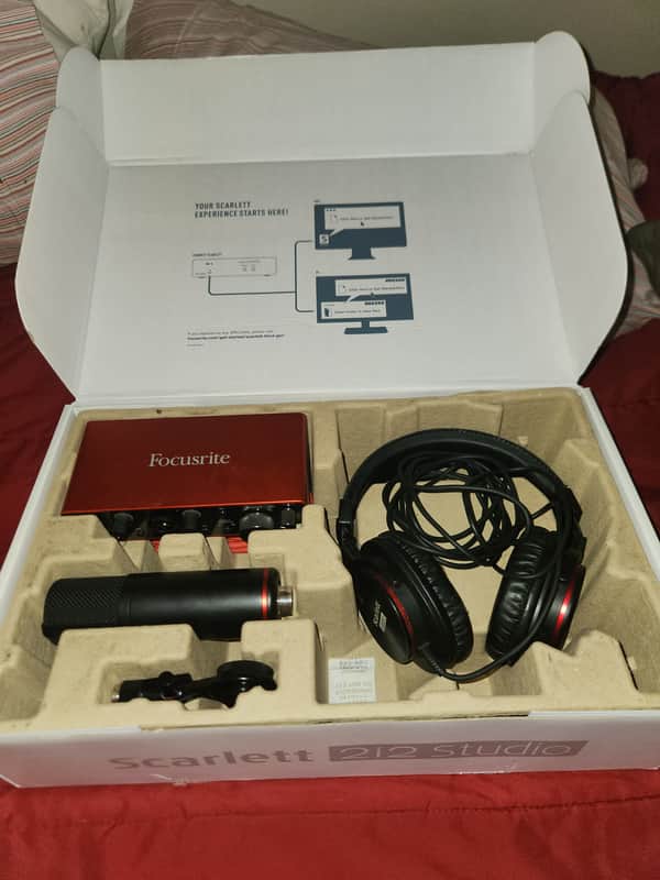 Focusrite Scarlett 2i2 complete in box image 1