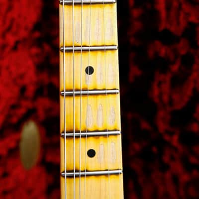 Fender Custom Shop LTD Fat 50's Stratocaster Relic Fiesta Red Electric Guitar 2018 Pre-Owned image 4