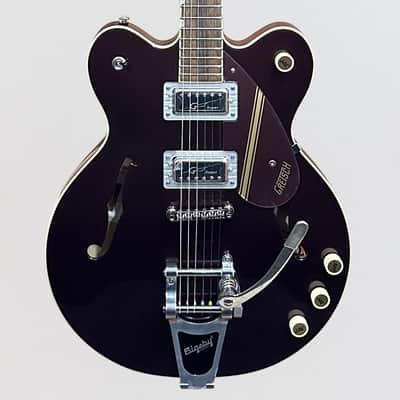 Gretsch G2604T Limited Edition Streamliner Rally II w/ Bigsby Center Block Electric Guitar - Two-Tone Oxblood/Walnut Stain image 1