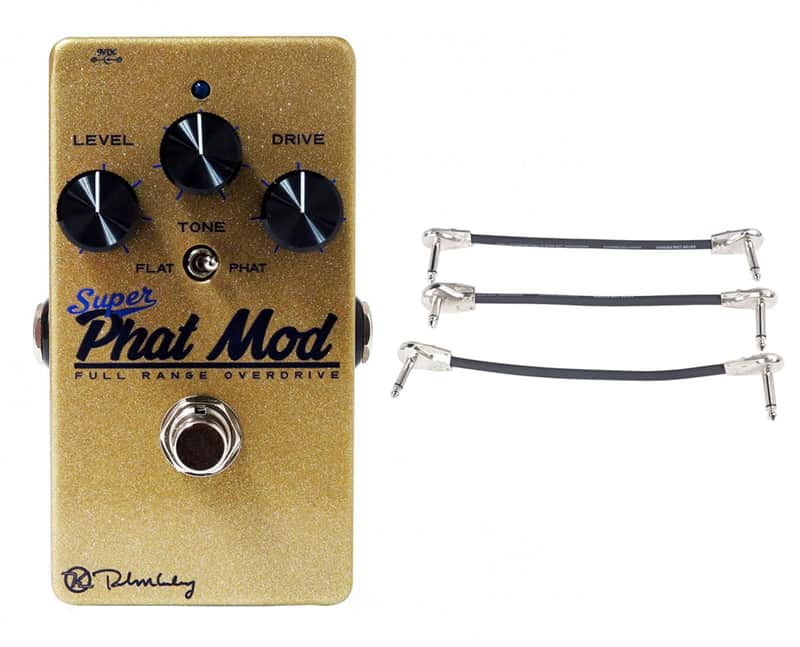 Keeley Super Phat Mod + Gator Patch Cable 3 Pack image 1