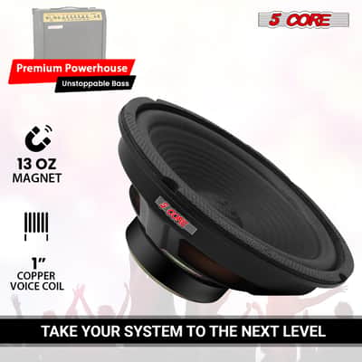 5 Core 8 Inch Guitar Amp Woofer Replacement Speaker 100W 4 Ohm for Electric Guitar Cabinets image 3