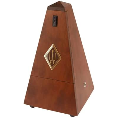 Wittner 803M 800/810 Series Maelzel Metronome Solid Wood Casing Walnut Brown Matte - No Bell image 4