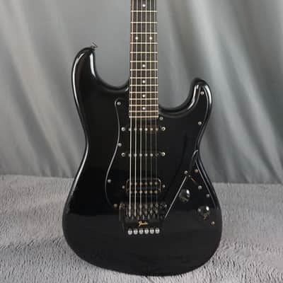 Fender Stratocaster Contemporary HSS Floyd Rose MIJ Fujigen E6 Black 1986-1987 image 2