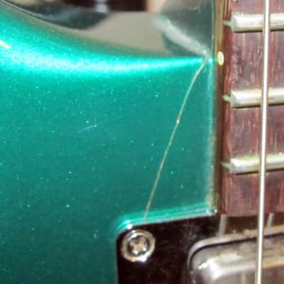 Used Hamer Eclipse Candy Green Made in USA c. 1998 W/ Gig Bag VGC image 11