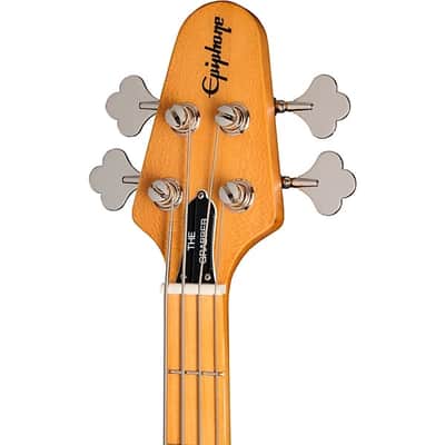 Epiphone Grabber Bass Guitar - Natural with Gig Bag image 4