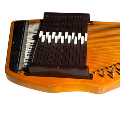 Vintage 1960s Oscar Schmidt 15-Chord Autoharp w/ Original Case & Accessories image 12