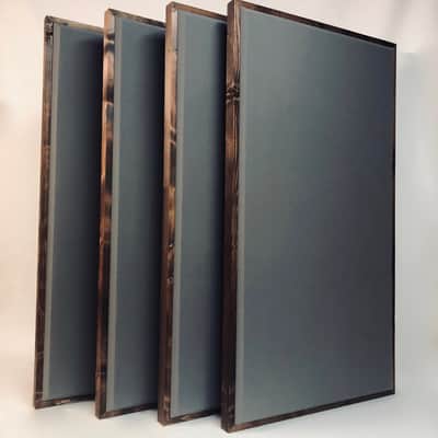 Custom Framed Acoustic Panels (SET OF 4) 4ft x 2ft x 2.5in image 1