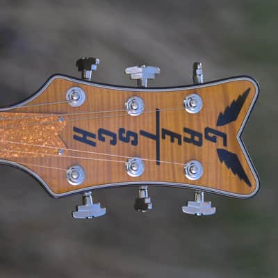 Gretsch G6134TFM-NH Nigel Hendroff Signature Penguin™, Ebony Fingerboard - Amber Flame image 2