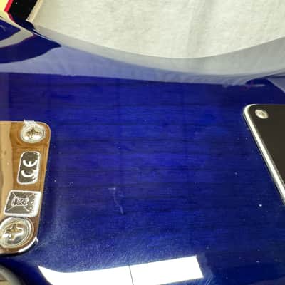 Fender Limited Edition Player Stratocaster HSS Plus Top Guitar 2021 - Blue Burst / Maple neck image 20