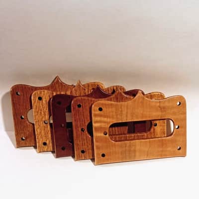 Weymann® NOS Solid Wood Pickup Ring Humbucker or Single image 11