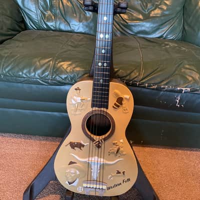 Emenee Western Folk Gene Autry Guitar 1950-1960 - Western Folk image 1