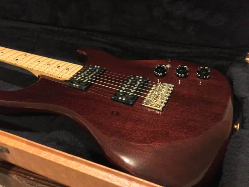 1981 Kramer Pacer Guitar "Strat Head" Deep Walnut in Very Good Condition image 1