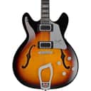 Hagstrom Super Viking Tobacco Sunburst, New, Free Shipping