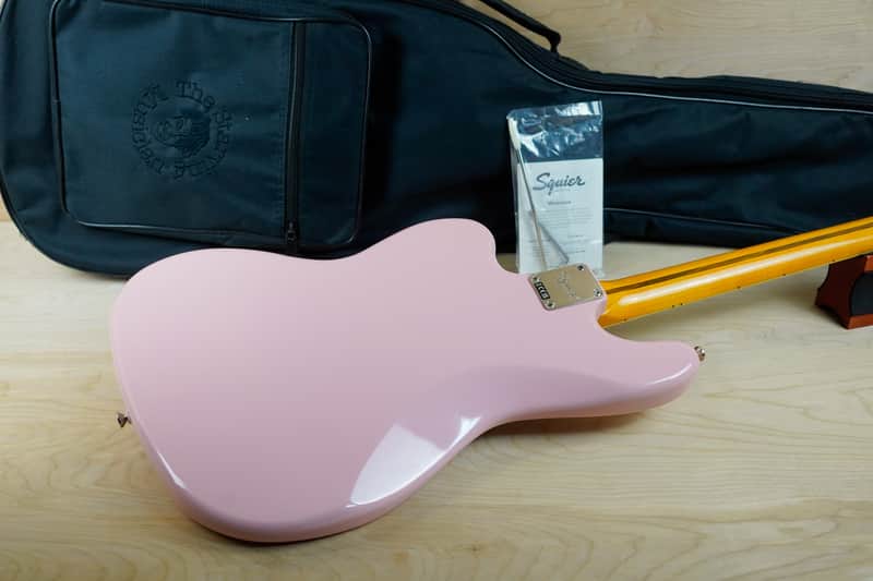 Squier by Fender Bass VI 2022 Shell Pink w/ Gig Bag | Reverb