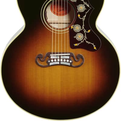 Gibson SJ-200 Original Jumbo Acoustic-Electric Guitar, Vintage Sunburst image 3